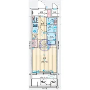 アドバンス大阪グロウス【8階】の間取り