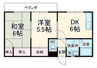 メゾン武井II【2階】の間取り
