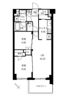 東京都板橋区前野町2【マンション】の間取り