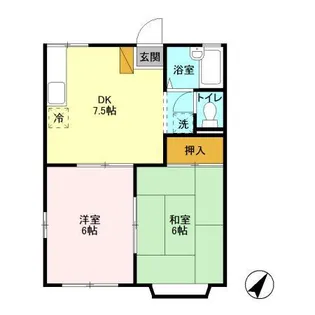 プレタメゾンB【1階】の間取り