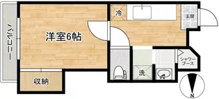 1Kの間取り画像