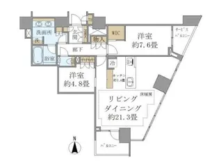 BrilliaTower代々木公園クラッシィ【9階】の間取り