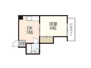 コーポ益【3階】の間取り