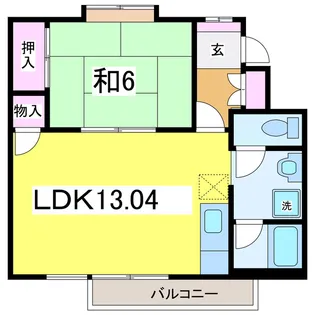 ハイム浜浦【2階】の間取り