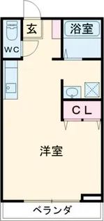 ナシャードアパート【2階】の間取り