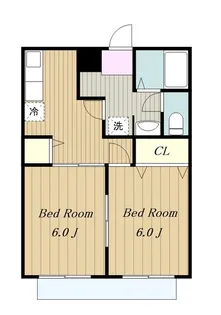 東京都町田市金井6【アパート】の間取り