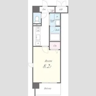 大阪府大阪市大正区三軒家東1【マンション】の間取り