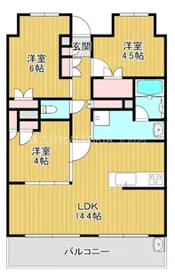 大阪府大阪市東成区東小橋1【マンション】の間取り