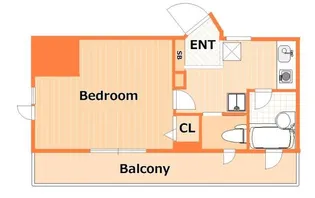 ロワール横濱関内【7階】の間取り