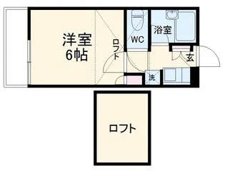 ジュネパレス松原A【2階】の間取り