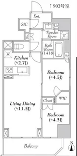 東京都墨田区緑3【マンション】の間取り