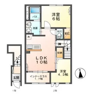 ステラコートA【1階】の間取り