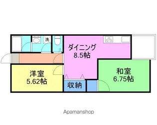 由宇建材ビル【4階】の間取り