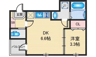 ハーモニーテラス中村中町IV【3階】の間取り