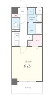 レジデンス南桜塚【3階】の間取り