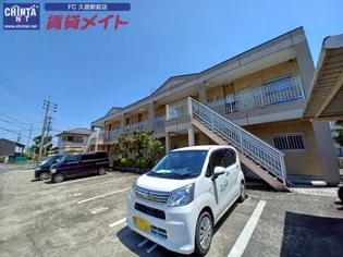 ペアーハイツA・B【2階】の地図