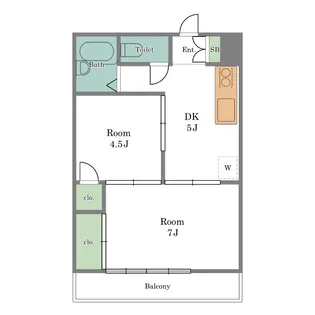 宇佐見マンション【3階】の間取り