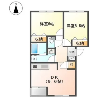 カレンナタウン・L【1階】の間取り