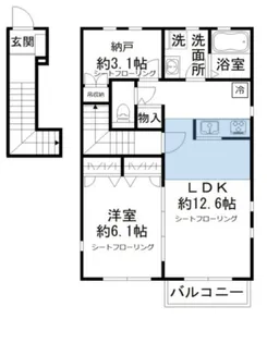 ivy right【2階】の間取り