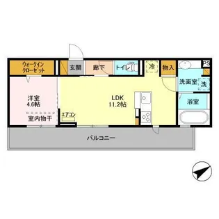 Holy Lands【3階】の間取り