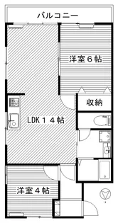 第二サンライフ大嶋【2階】の間取り