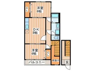サニ-コ-トN【2階】の間取り