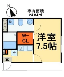 千葉県千葉市中央区要町【アパート】の間取り