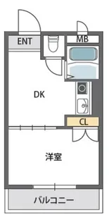 アベノ池田マンション【2階】の間取り