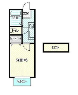 リバティどうがた【2階】の間取り
