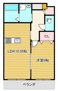 エレガンテ【3階】の間取り