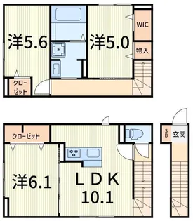 セレスティア柴又IV【3階】の間取り