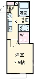 ベル・グラウンド2【1階】の間取り