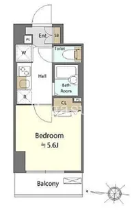 プレール・ドゥーク西大島駅前【11階】の間取り
