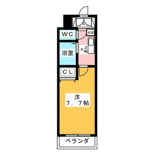 ファルコン湘南【2階】の間取り