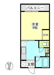 ライブコア子安【2階】の間取り