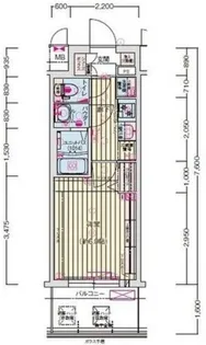 大阪府大阪市都島区都島南通1【マンション】の間取り