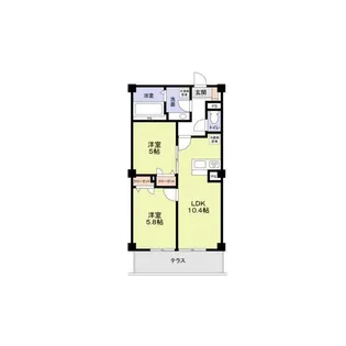 LAPIN湘南【1階】の間取り