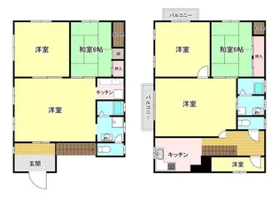 千葉県柏市藤ケ谷【一戸建】の間取り