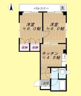 アミューズK【2階】の間取り