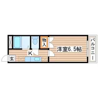 ビューファイン台原【1階】の間取り