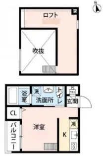 zwei(ツヴァイ)【2階】の間取り