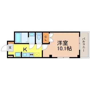 愛知県名古屋市中川区福住町【アパート】の間取り