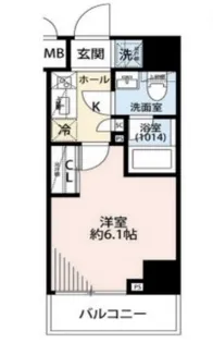 プレール・ドゥーク品川旗の台【5階】の間取り