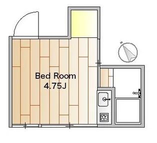 富士見荘【2階】の間取り