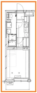 GENOVIA二子新地(ジェノヴィア二子新地)【2階】の間取り