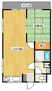 ナインハイツ【2階】の間取り