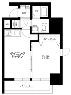 Rising place 浅草【5階】の間取り