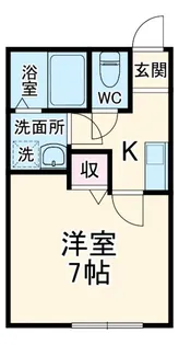 BELL GARDEN【1階】の間取り