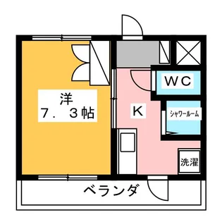 さなるサラダハウス【2階】の間取り