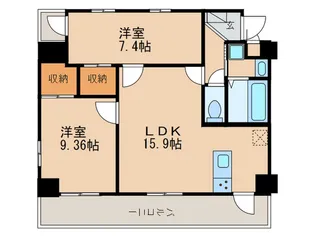 Lindre長丘【2階】の間取り